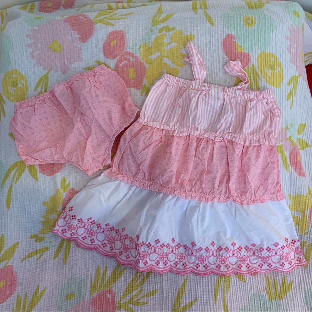 Disney Baby sun dress with matching diaper cover - Picture 2 of 8